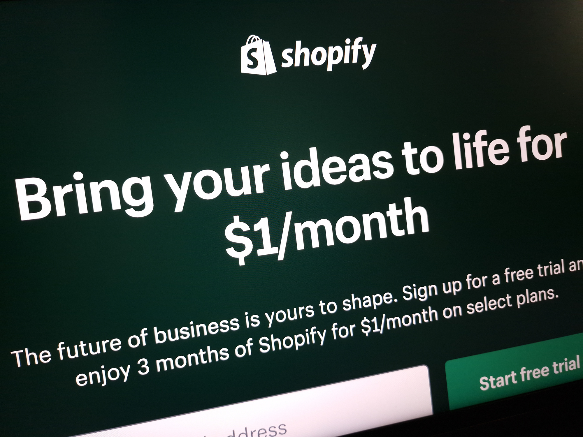 Use of shopify to sell services