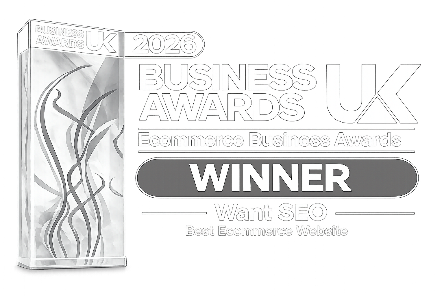 WantSEO Ecommerce Business Award Winner footer 3