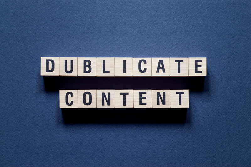 Duplicate content issues within Shopify