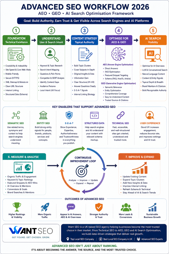 Advanced SEO Workflow, Framework and Metrics Explained