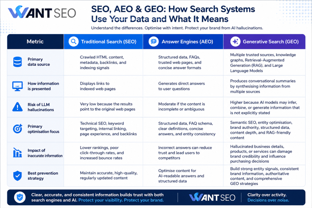 Comparing LLM Hallucination Impact Across Different Search Channels