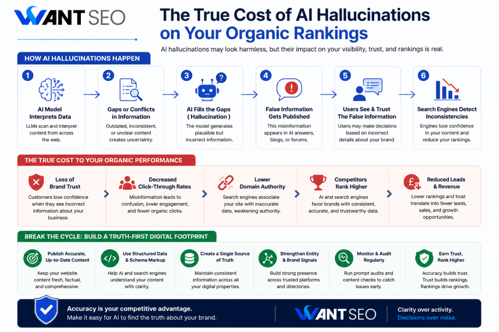 The True Cost of AI Hallucinations on Your Organic Rankings