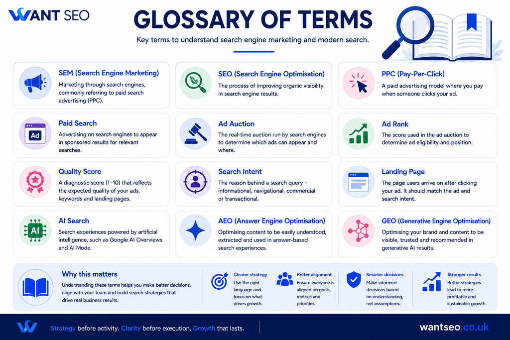 Glossary of Terms for Search Engine Marketing (SEM)