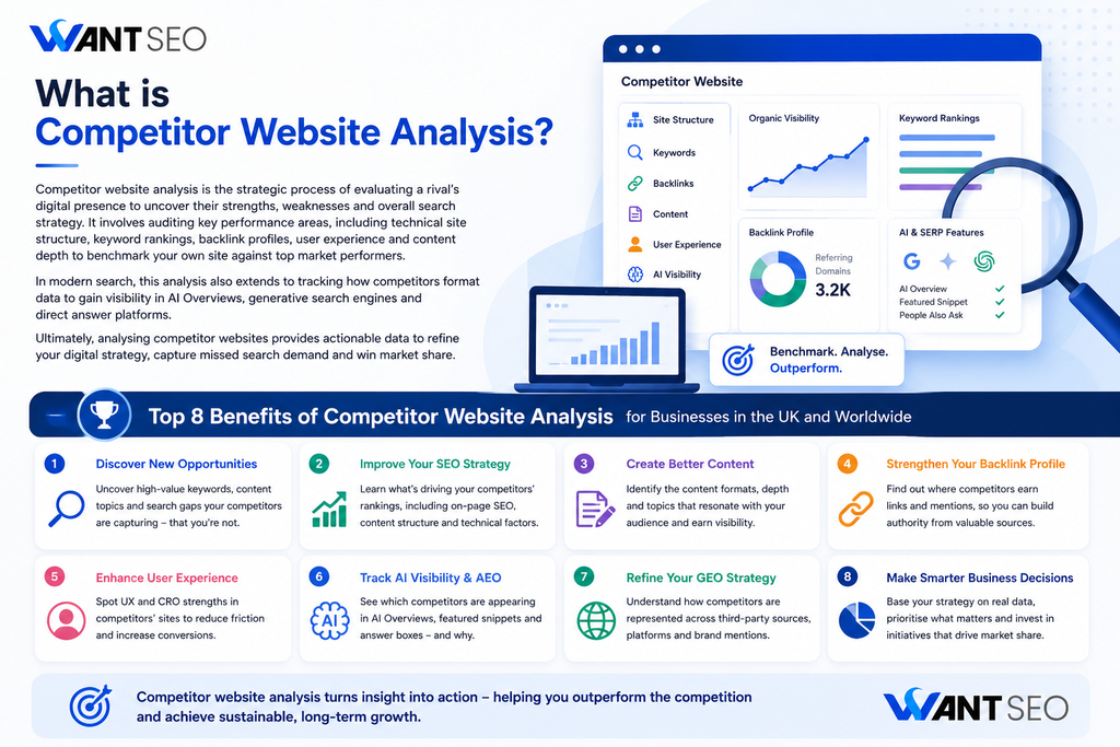 What is Competitor Website Analysis Explained from Want SEO